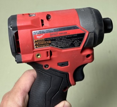 Milwaukee 3453-20 M12 FUEL 12VBrushless 1/4" Cordless Impact Driver w 2.0Ah batt #3