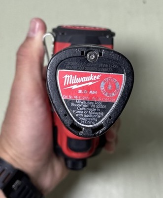 Milwaukee 3453-20 M12 FUEL 12VBrushless 1/4" Cordless Impact Driver w 2.0Ah batt #4