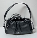 COACH Faye Shoulder Bag, Ruching, CV529  in Black -NWT used