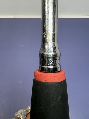 SNAP ON FHX80A 3/8 DRIVE DUAL 80 SOFT GRIP LOCKING FLEX HEAD RATCHET Red #5