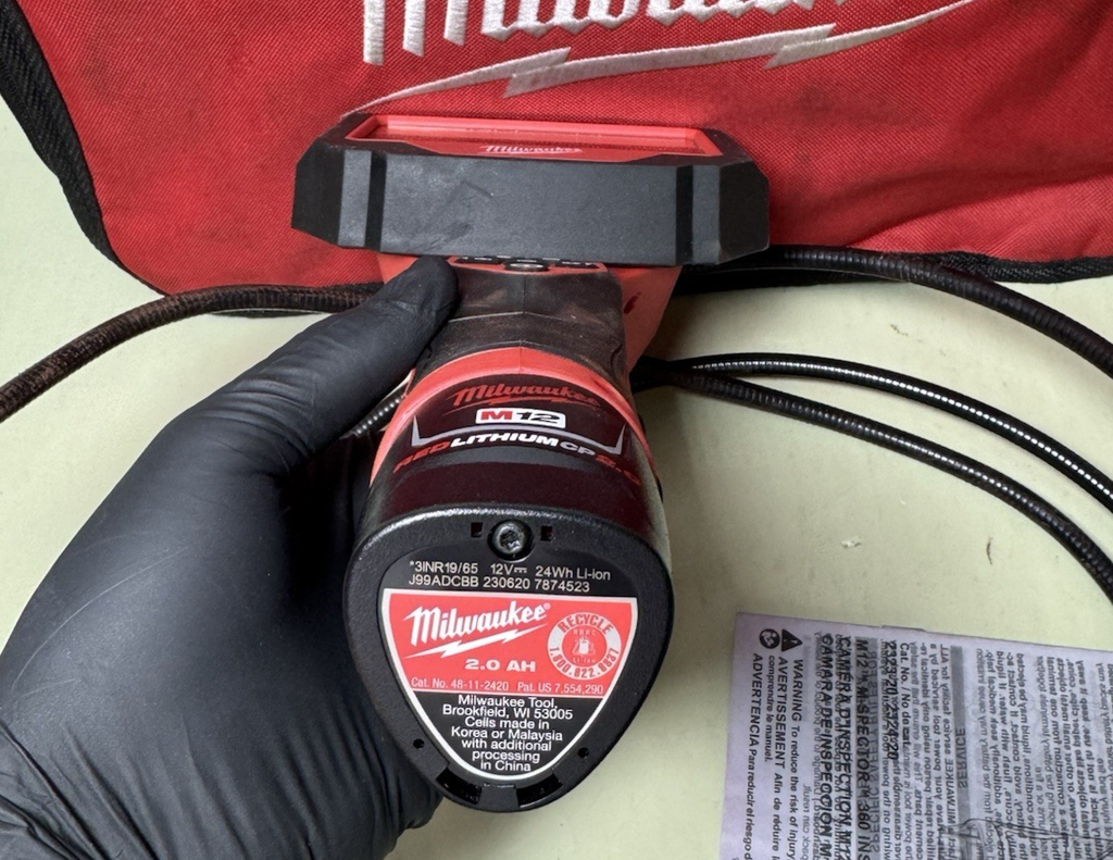 Milwaukee 2324-20 M12 12V 360 Cordless M-Spector 10' Ins Cam w/batt+charger #4