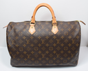 Louis Vuitton Speedy 40 Monogram Canvas Handbag SD2169 used