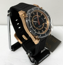 Bulova Precisionist 98B152 Icon Rose Gold Black Dial Polyurethane Men's Watch buy