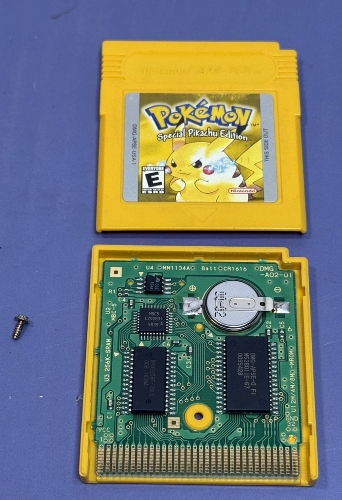 Pokemon Yellow Version (Nintendo GBC, 1998) Authentic, New Battery, Working! #2
