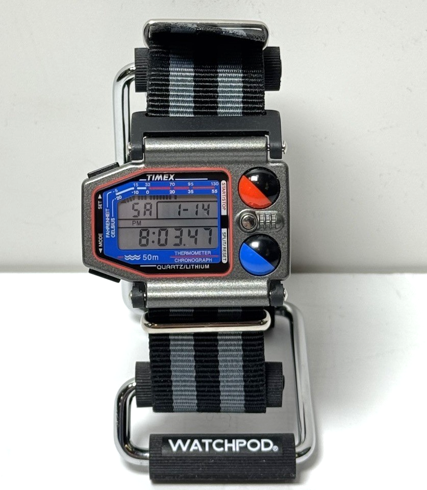 TIMEX SKIATHLOM WATCH - RARE VINTAGE - 1986-1993 - Fantastic Preowned - RUNS! #3