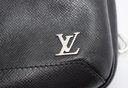 Louis Vuitton Avenue Sling Bag Taiga Black Leather Crossbody Auth LV at best price