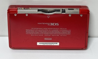 Nintendo 3DS Handheld System -Flame Red +Donkey Kong Country Returns 3D+Charger #4