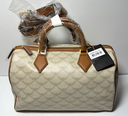 MCM Ella Boston Lauretos Medium Bowling Bag Oatmeal- NWT buy