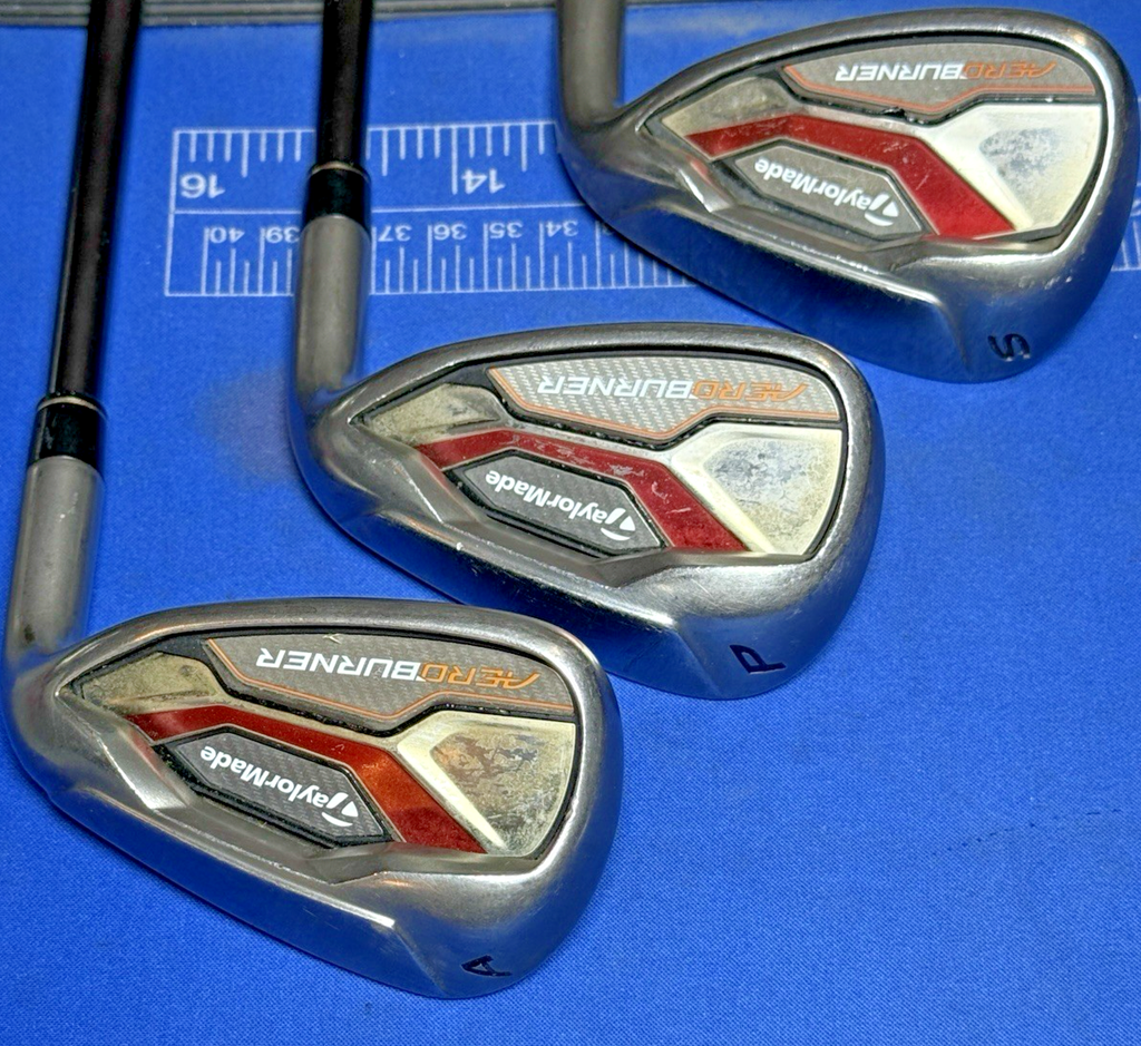 TaylorMade AeroBurner 3 Wedge set - AW, PW, SW - Mens Regular Flex Steel Right H #1