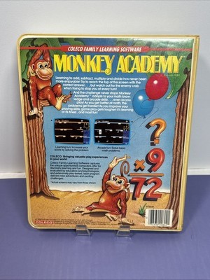 Monkey Academy for Colecovision Complete In Box Tested And Working #1
