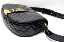 Versace Women's "Greca Goddess" Lamb Leather Gold Logo Mini Handbag Shoulder Bag price