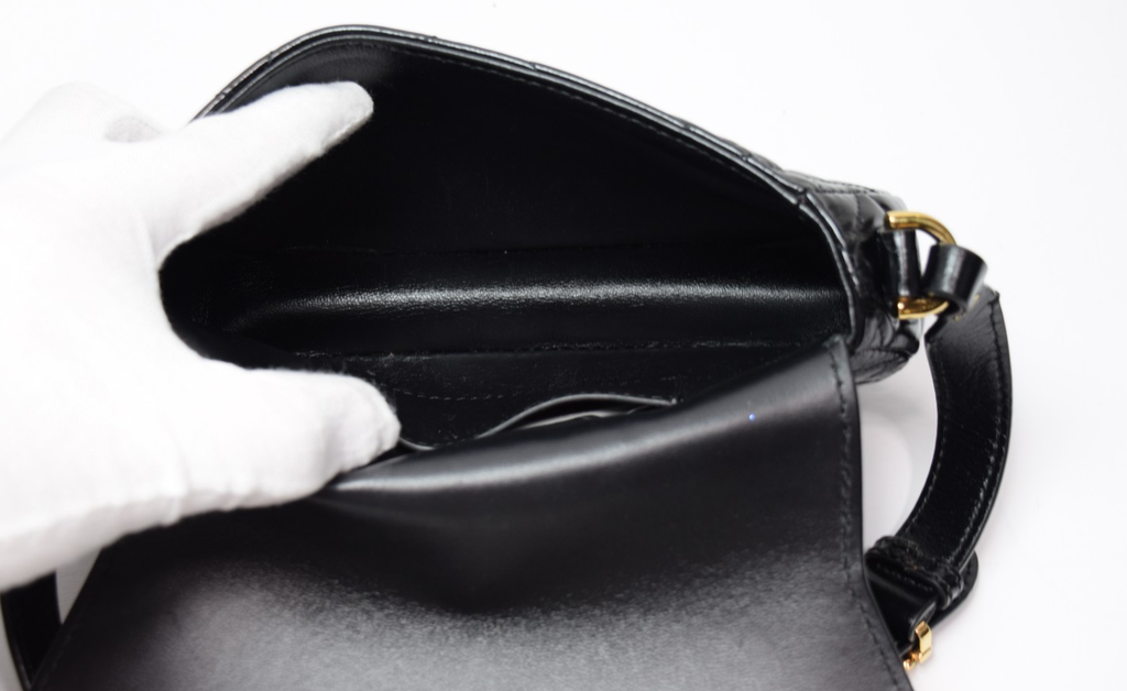 Versace Women's "Greca Goddess" Lamb Leather Gold Logo Mini Handbag Shoulder Bag #7