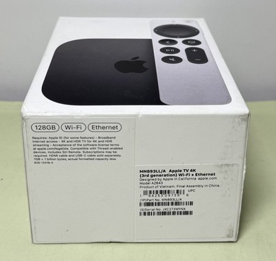Apple TV 4K (3rd Gen) 128GB -Brand New Sealed #2