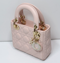 Christian Dior Lady Dior Mini Bag Pink Cannage Lambskin Gold Hardware buy