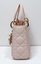 Christian Dior Lady Dior Mini Bag Pink Cannage Lambskin Gold Hardware price