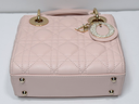 Christian Dior Lady Dior Mini Bag Pink Cannage Lambskin Gold Hardware purchase