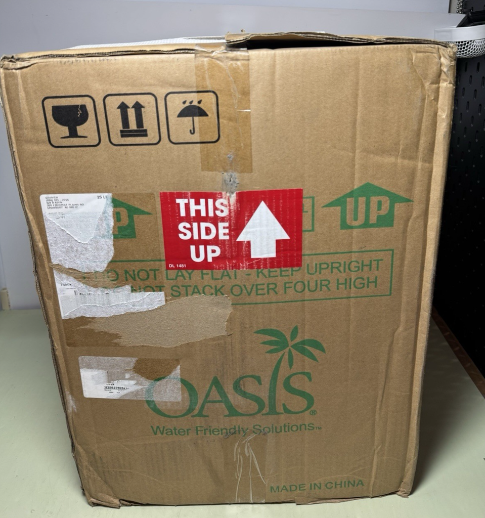 Oasis POU1ACTHSK Aquarius Countertop Plumbed Water Cooler, Hot, Cold-Open Box #2