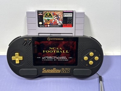 NCAA Football SNES 1994 w/ Box & Manual TESTED Authentic Nintendo Game CIB #7