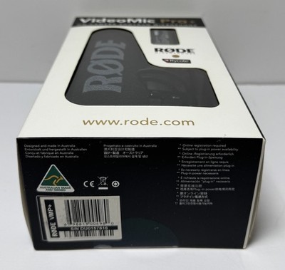 Rode VideoMic Pro+ Pro Plus Camera-Mount Shotgun Microphone, Black #2