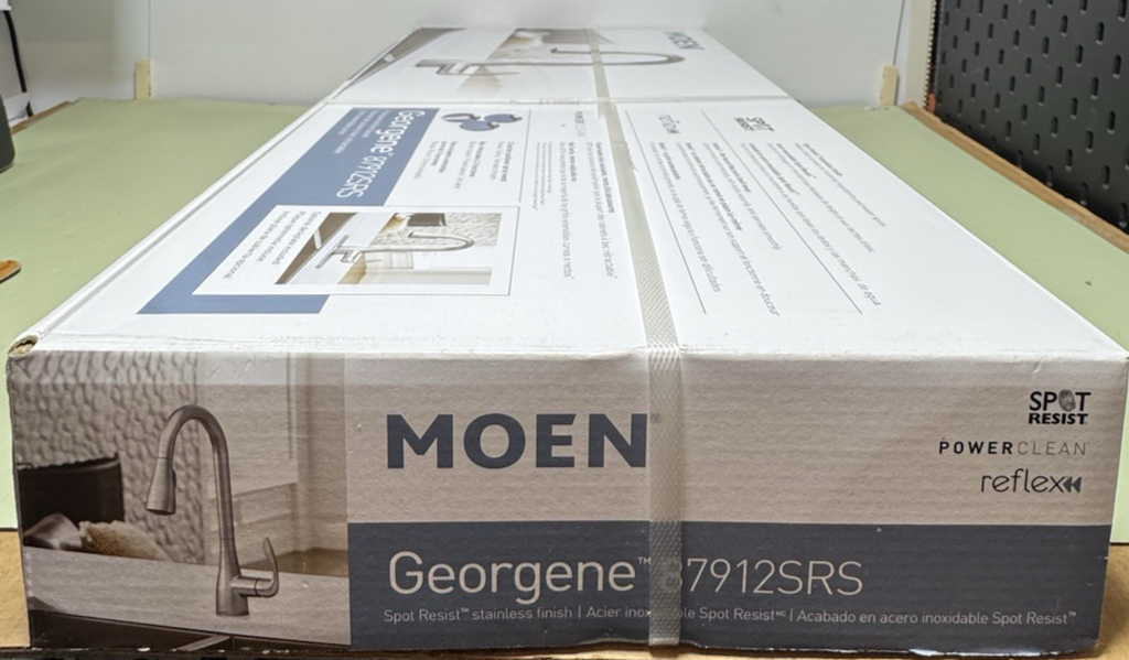 Moen Spot Resist Stainless Georgene  High Arc Kitchen Faucet 87912SRS-Brand New #3