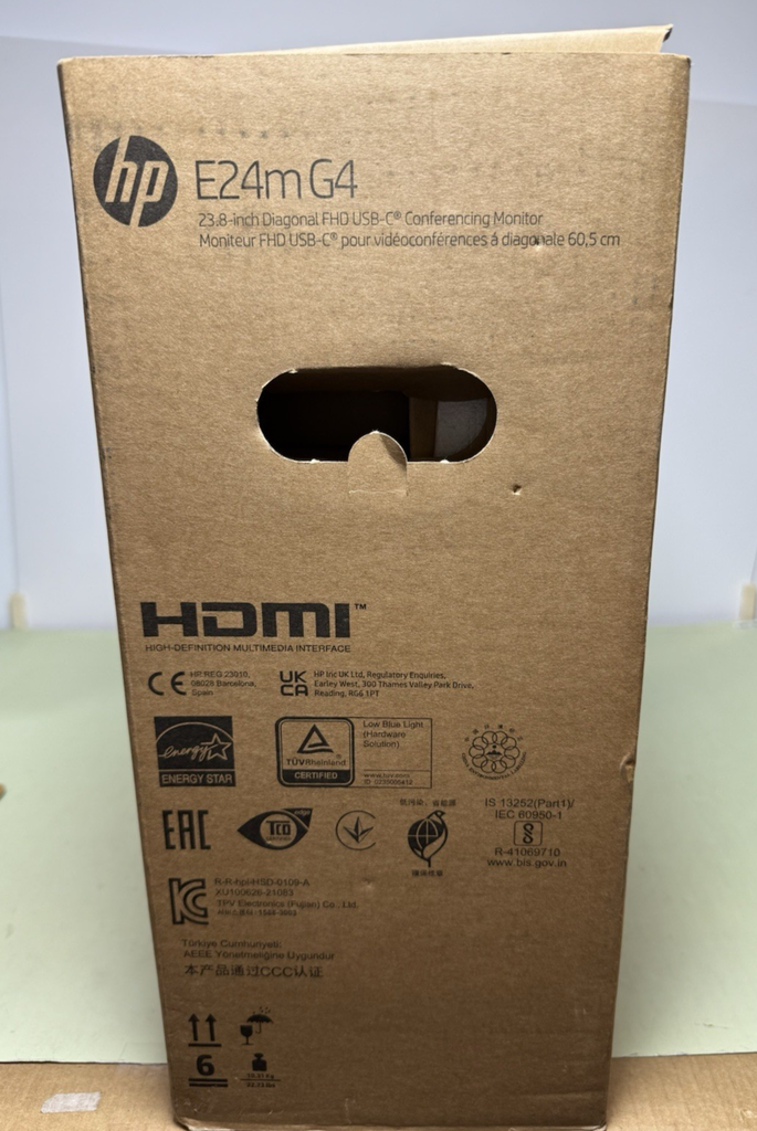HP E24m G4 23.8" FHD Conferencing Monitor 40Z32AA.-New Sealed #2