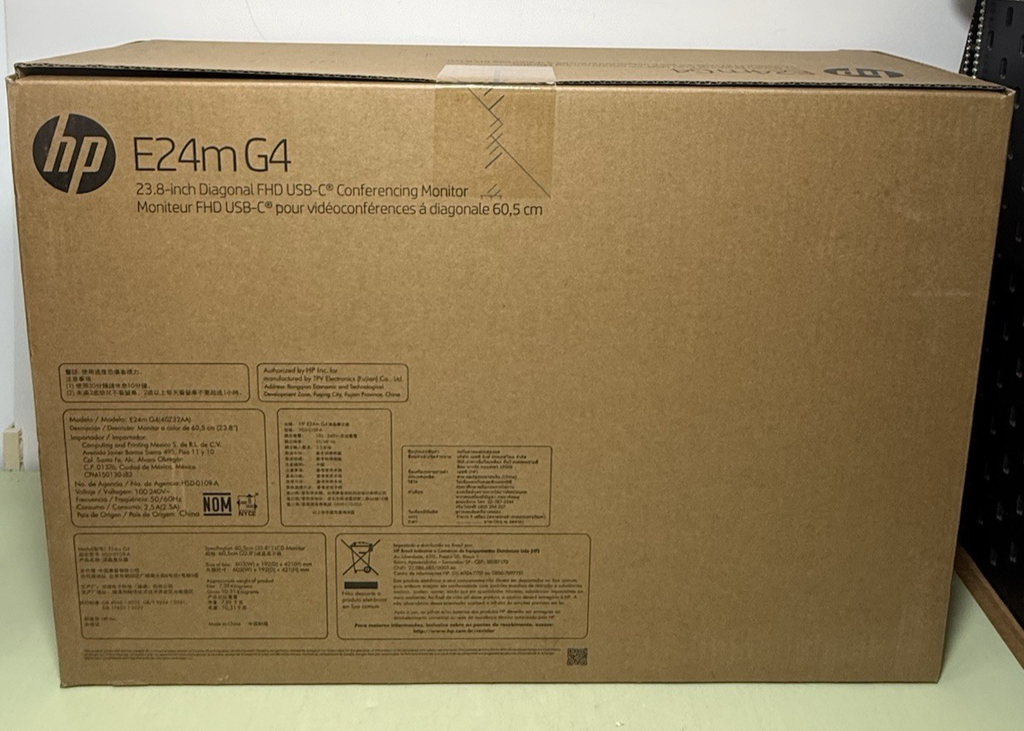 HP E24m G4 23.8" FHD Conferencing Monitor 40Z32AA.-New Sealed #3