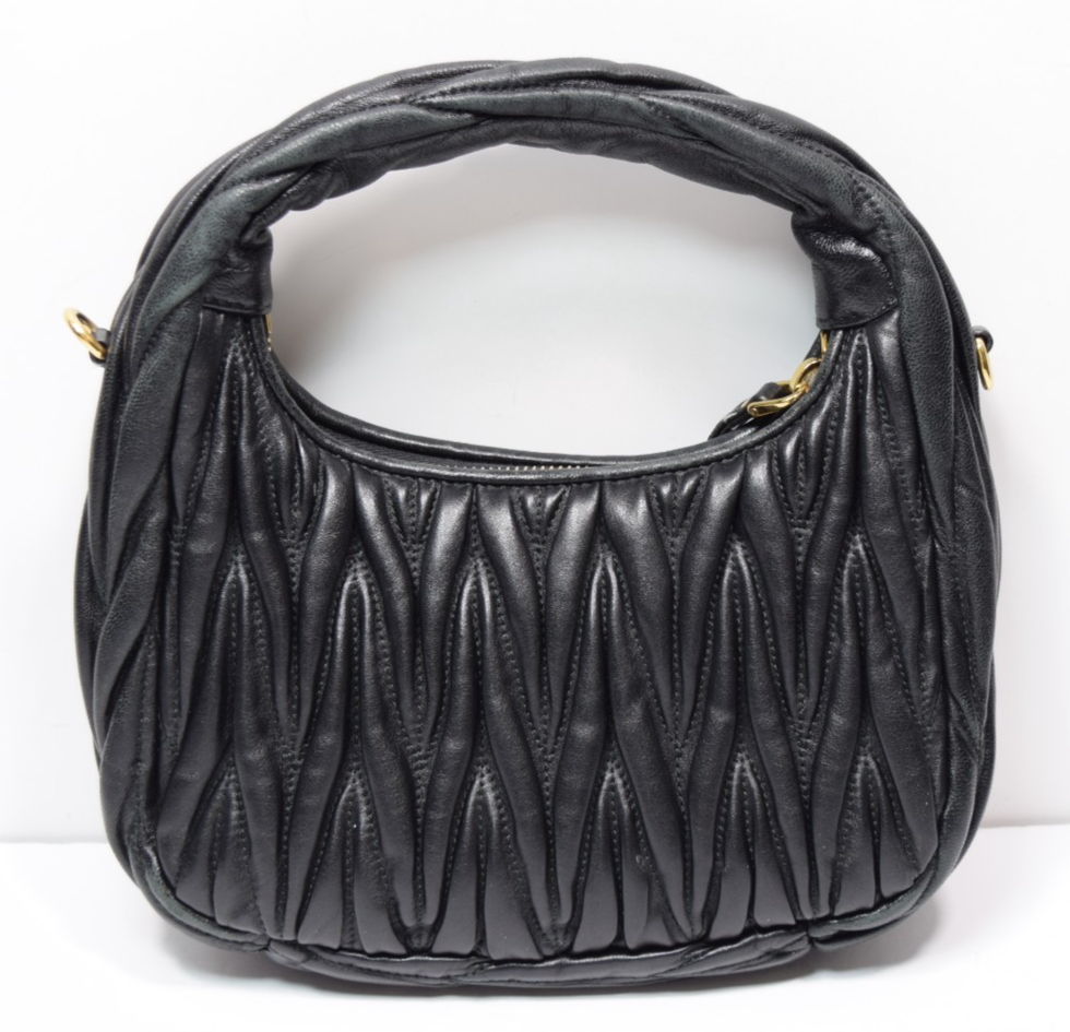 Miu Miu Wander matelassé nappa leather hobo bag #7