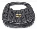 Miu Miu Wander matelassé nappa leather hobo bag at best price