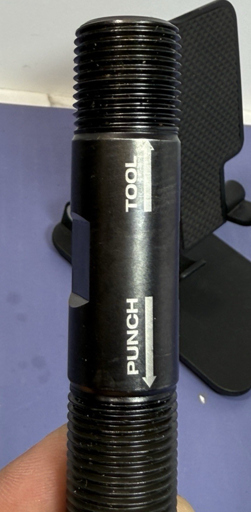 Milwaukee 49-16-2681 3/4" Flat End Draw Stud Compatible with Knockout Tools #2