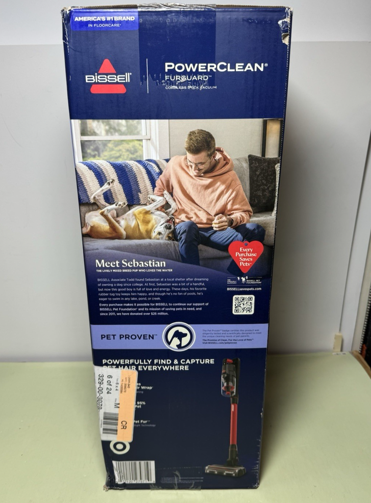 Bissell 4137 PowerClean FurGuard Rechargable Cordless Stick Vacuum-Sealed #1