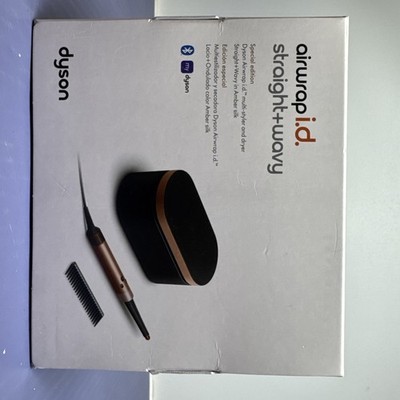 Dyson Airwrap i.d Multi-Styler for Straight+Wavy Amber Silk -New Sealed #4