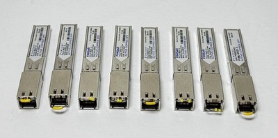 Lot of 8 Finisar FCLF-8521-3 Active Copper SFP Transceivers – Tested Pulls #3