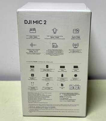 DJI-Mic 2 Wireless Omnidirectional Microphone System Black-New Sealed #4