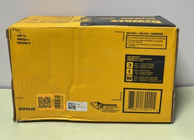 DeWalt 20V Brushless 3/8" Compact Impact Wrench Hog Ring Anvil DCF923B #1