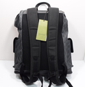 GUCCI 495563 GG Supreme Canvas Backpack Black Leather Trim Men's Bag at best price