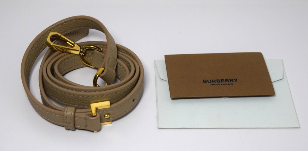 Burberry Frances Tote Leather Beige Mini #17