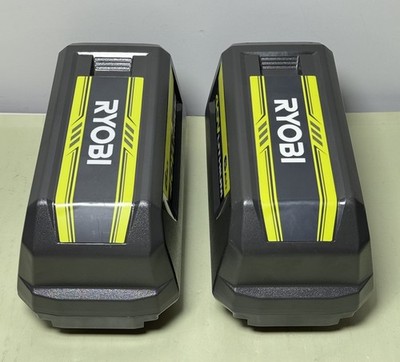 Set of 2 Ryobi OP40605VNM 40V Lithium-Ion 6.0 Ah High Capacity Battery-Open Box #3
