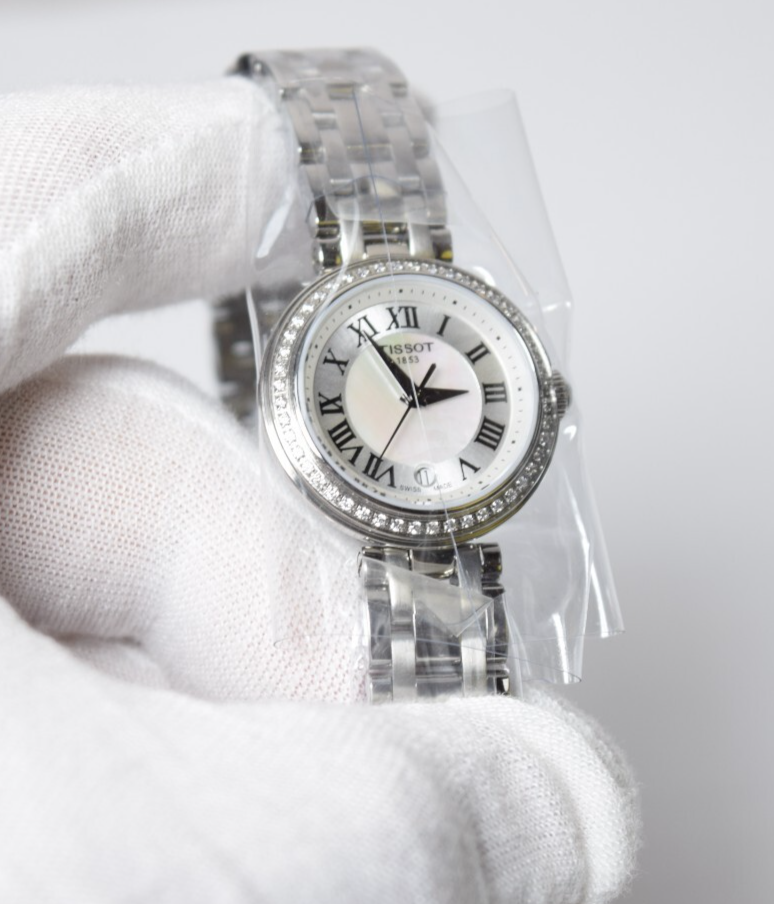 Tissot Bellissima Stainless Steel Small Ladies Watch T1260106111300 - 26mm #4