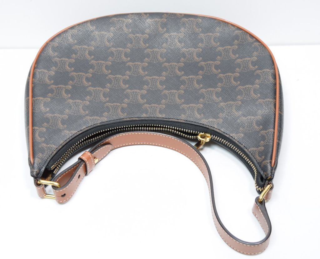 CELINE Ava Bag IN Triomphe Canvas and Calfskin #8