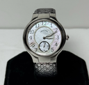 Philip Stein Signature 1 Ladies Watch 32mm MOP Dial Python Strap Stainless Steel used