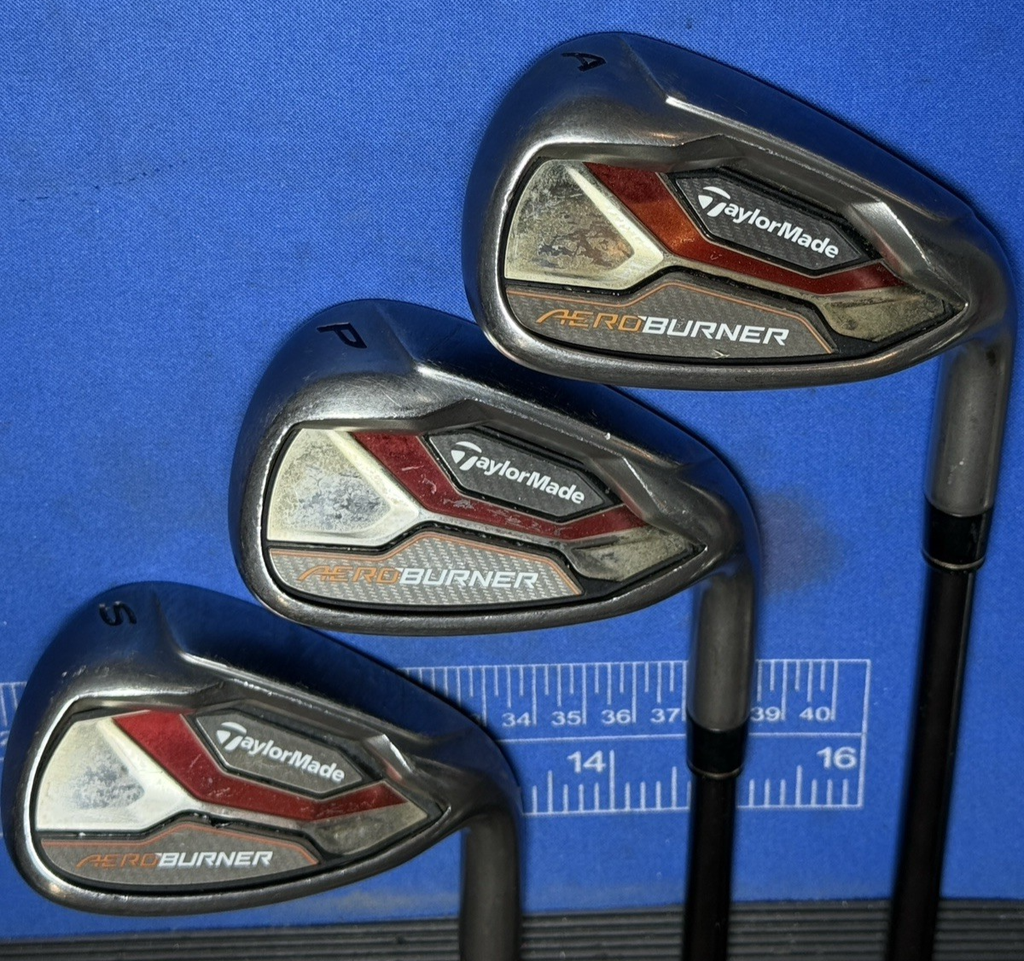 TaylorMade AeroBurner 3 Wedge Set - S, A, P - Right Handed - REAX 60 R Flex #1
