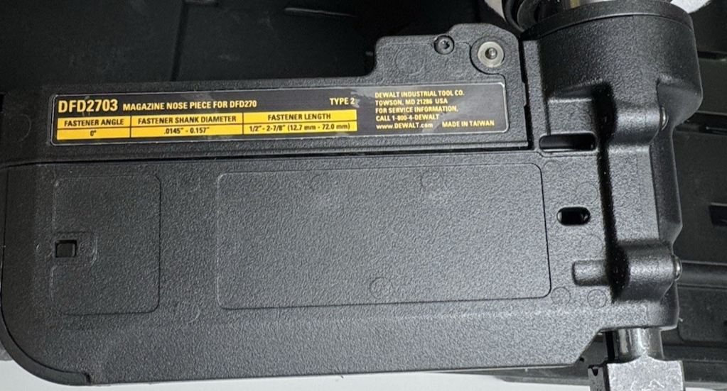 DeWalt DFD270MK .27 Cal Fully Automatic Powder Actuated Tool-Open Box /Demo use #8