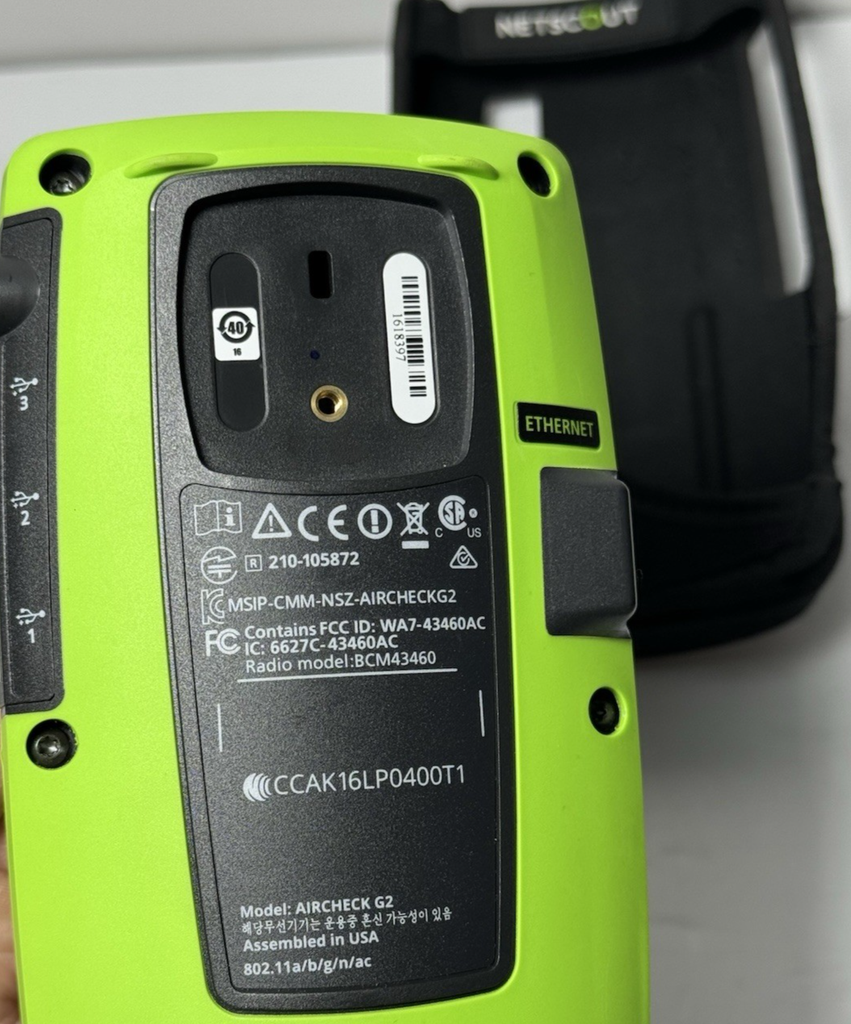 NETSCOUT AirCheck G2 WiFi Network Tester AC-G2 – Tested, Clean, w/ Antenna, Case #3