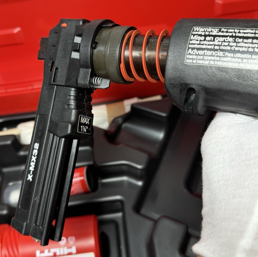 Hilti DX 351 Powder Actuated Tool W/ Hilti X-MX32 with Case #5