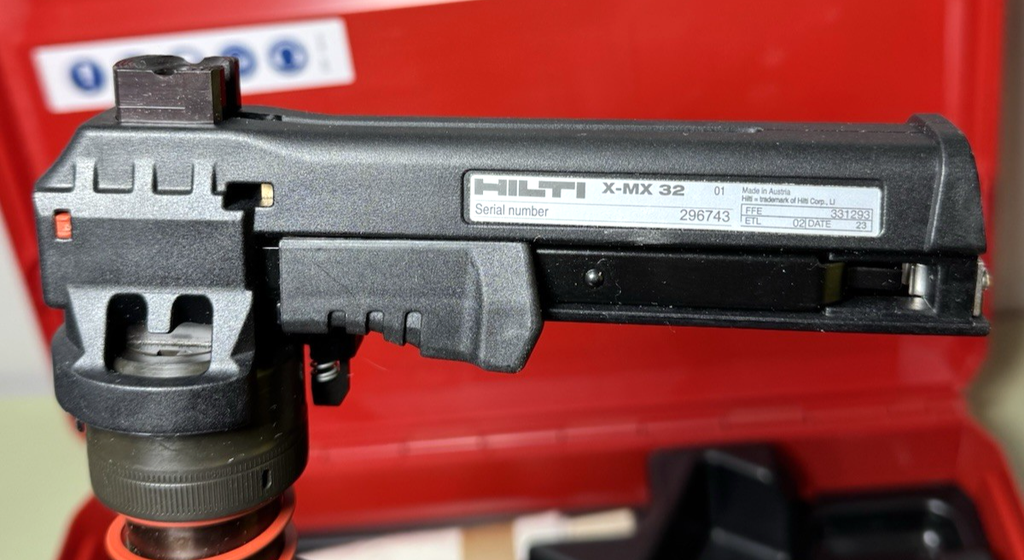 Hilti DX 351 Powder Actuated Tool W/ Hilti X-MX32 with Case #9
