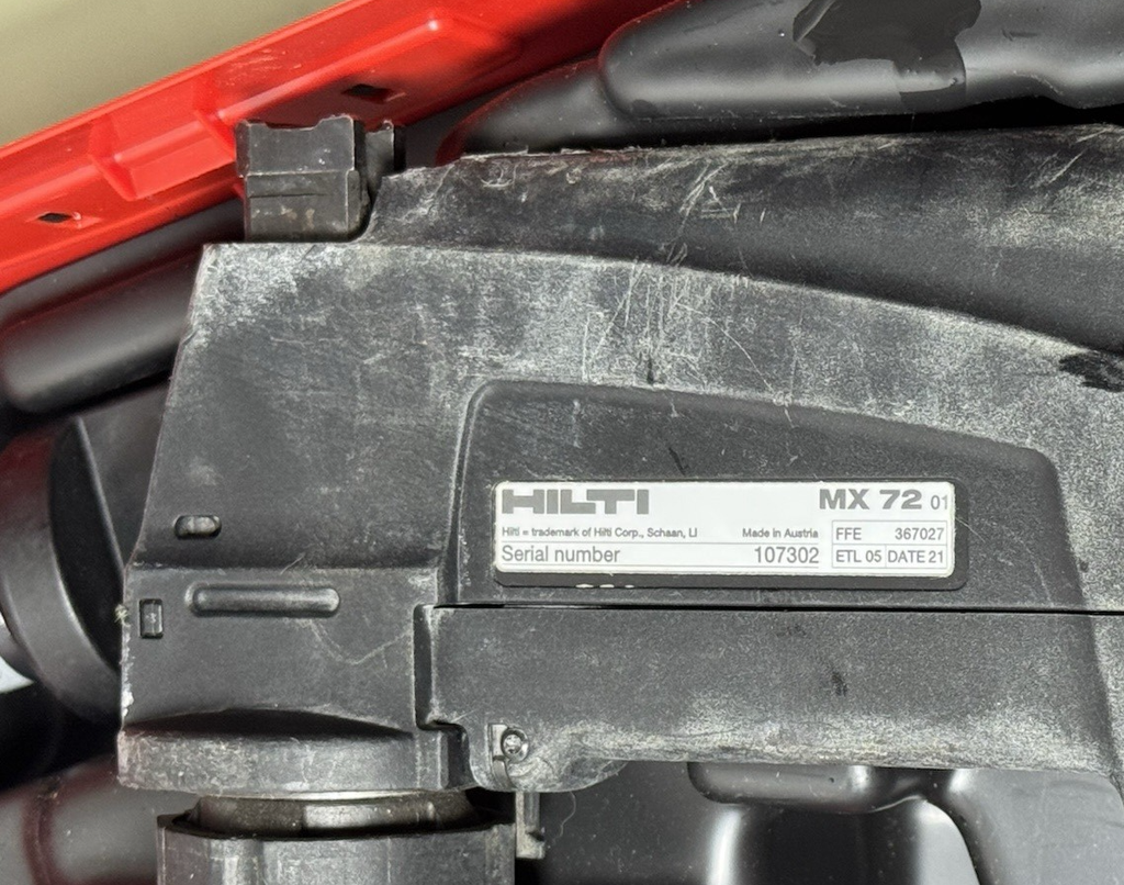 Hilti DX5 Powder Actuated Fastening Tool With MX 72  Magazine #1