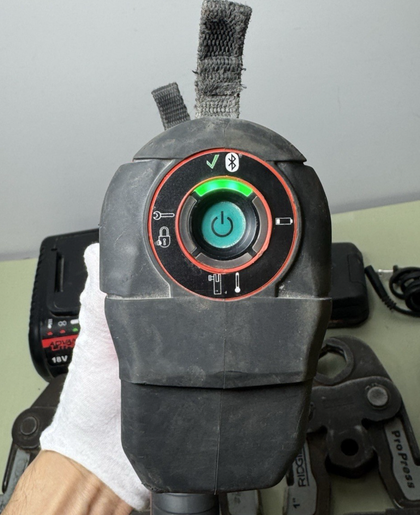 RIDGID RP 350 PRESS TOOL KIT W/ Batts&Charger  1/2" - 2" PROPRESS JAWS - Tested #2