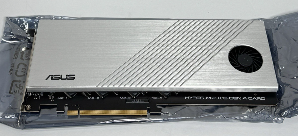 ASUS Pro WS WRX80E-SAGE SE WIFI Motherboard WRX80 sWRX8, Hyper M.2 x16 Gen4 Card #3