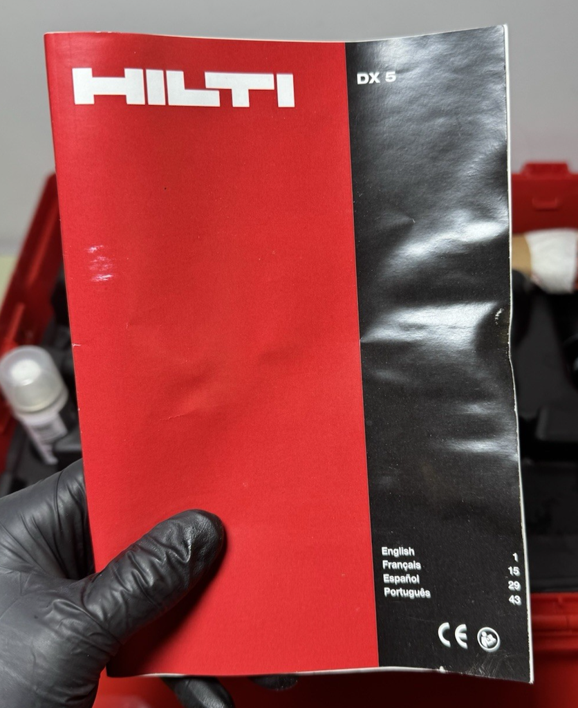 Hilti DX5 Powder Actuated Fastening Tool With MX 72  Magazine #11