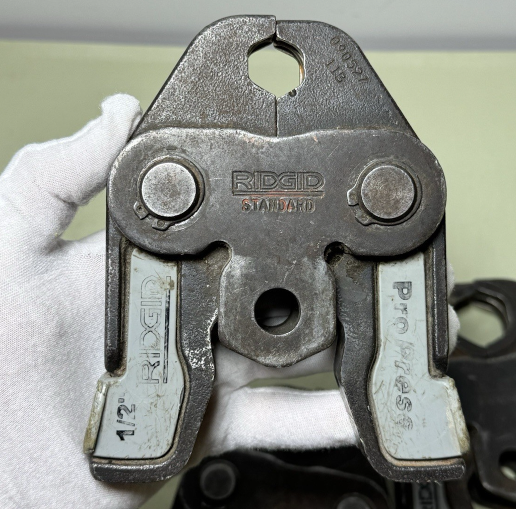 RIDGID RP 350 PRESS TOOL KIT W/ Batts&Charger  1/2" - 2" PROPRESS JAWS - Tested #9